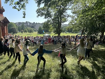 Kupala in Preston Park, Brighton, July 2023. photo
              Manal Gharzeddin